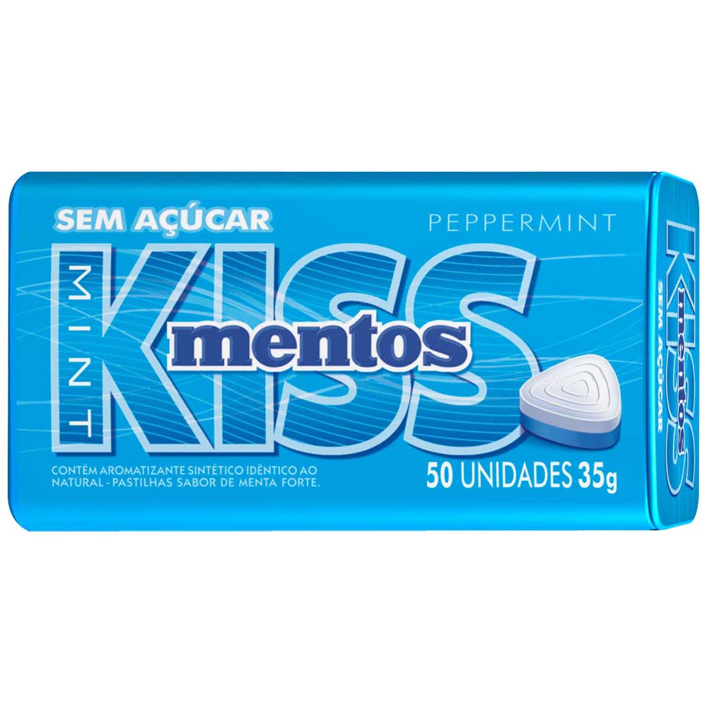 Caramelos MENTOS Kiss Menta Lata 35g