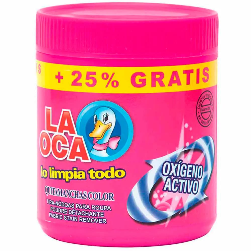 Quitamanchas en Polvo LA OCA Ropa a color Multiusos Pote 500g