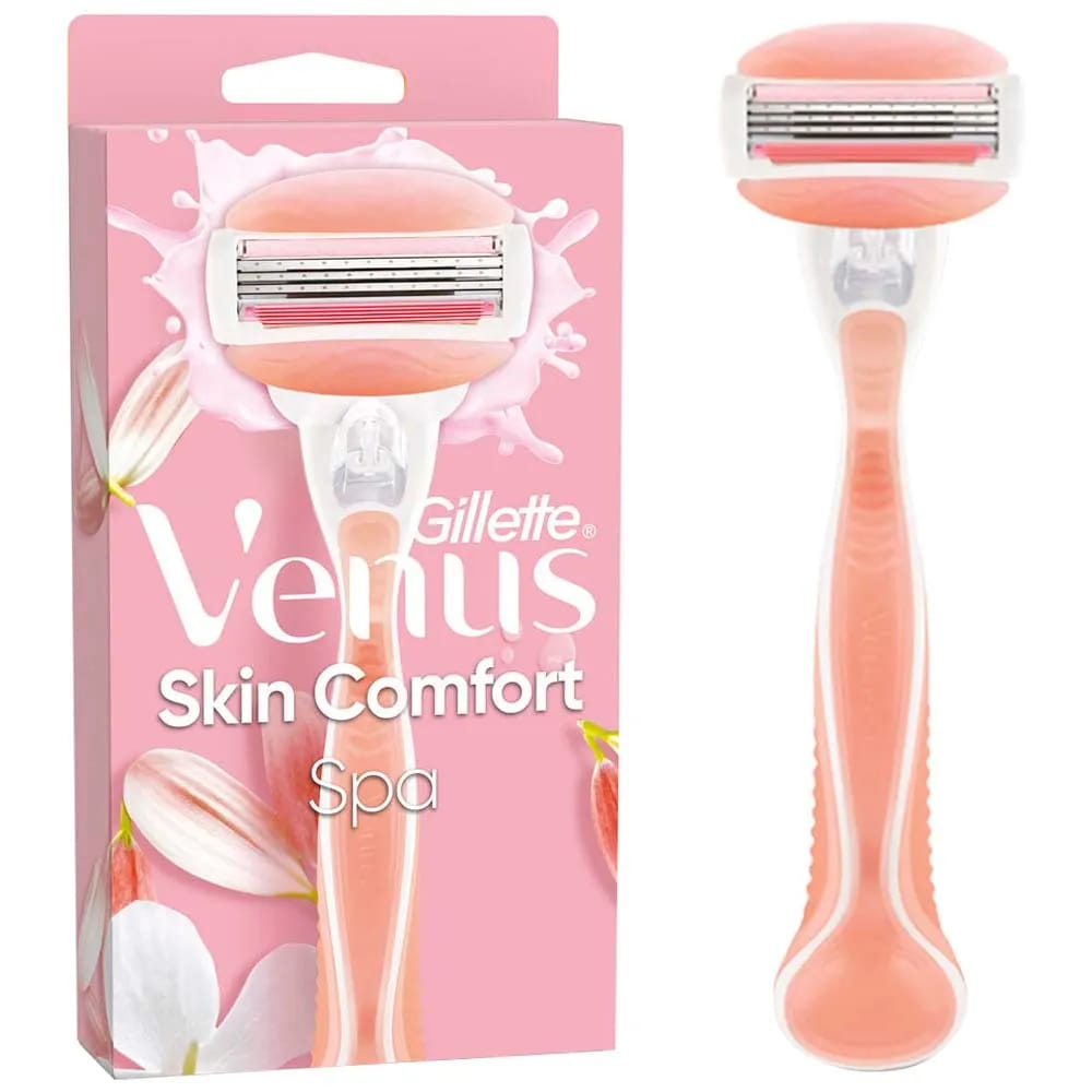 Máquina de Afeitar Gilette VENUS 3 Hojas Mujer Spa Paquete 1un