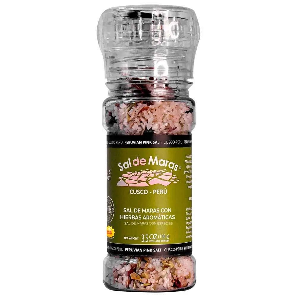 Sal MARAS GOURMET con Especies Moledor Frasco 100g
