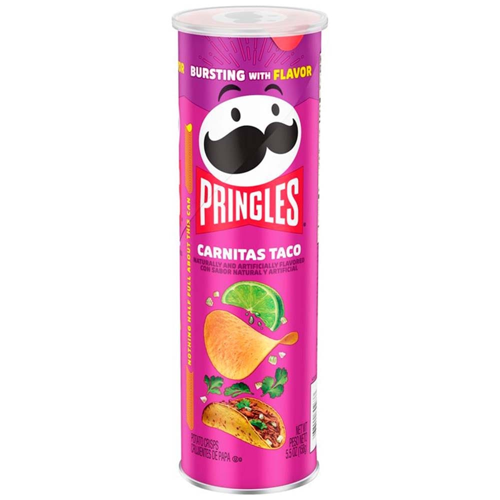 Papas PRINGLES Carnitas Taco Lata 158g