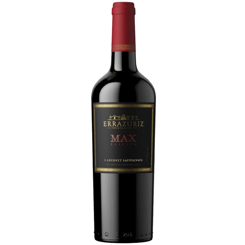 Vino Tinto ERRAZURIZ Max Reserva Cabernet Sauvignon Botella 750ml