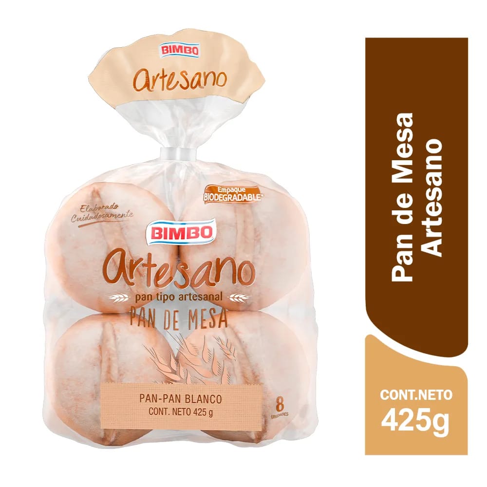 Pan Artesano BIMBO Bolsa 8un