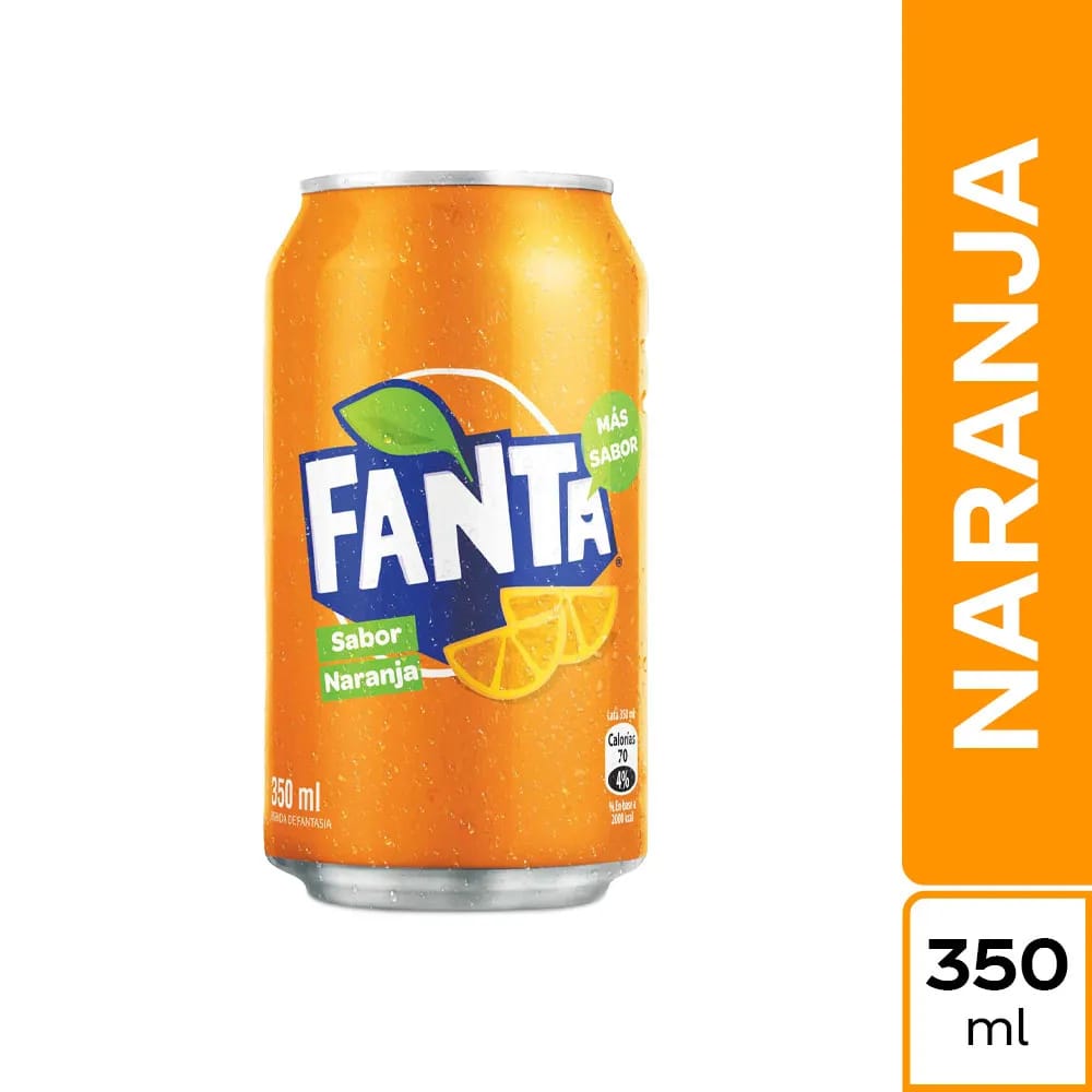 Gaseosa FANTA Naranja Lata 350ml