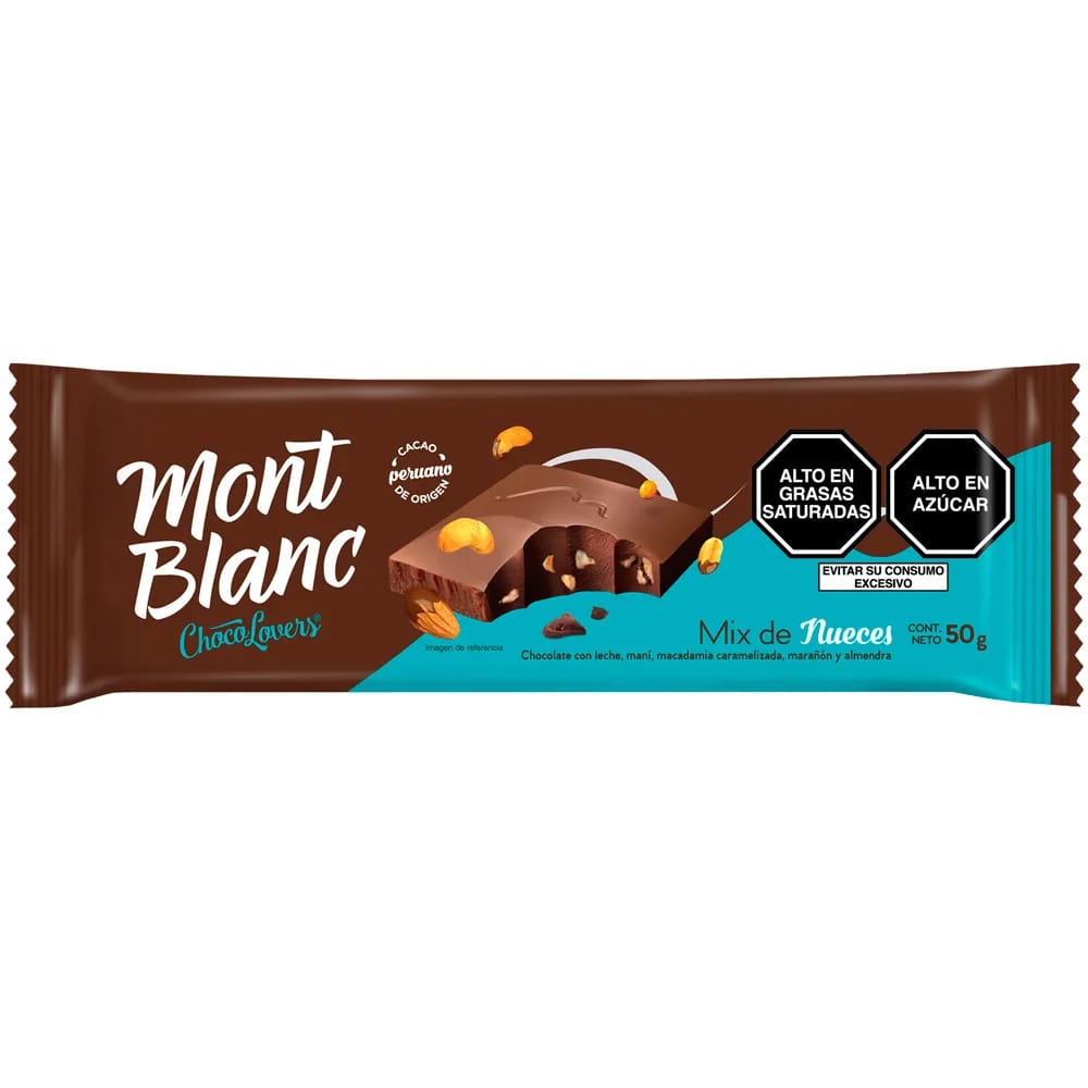 Chocolovers MONTBLANC Mix Nueces Bolsa 50g