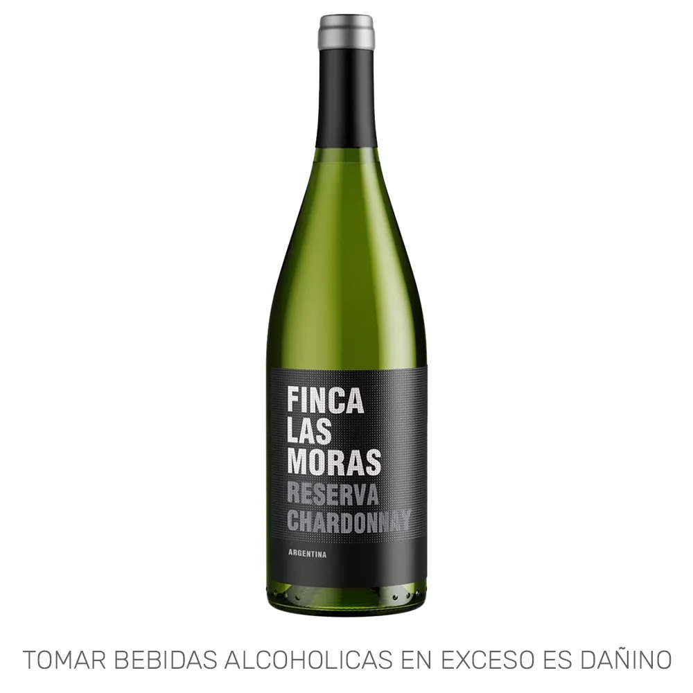 Vino FINCA LAS MORAS Chardonnay Reserva Botella 750ml