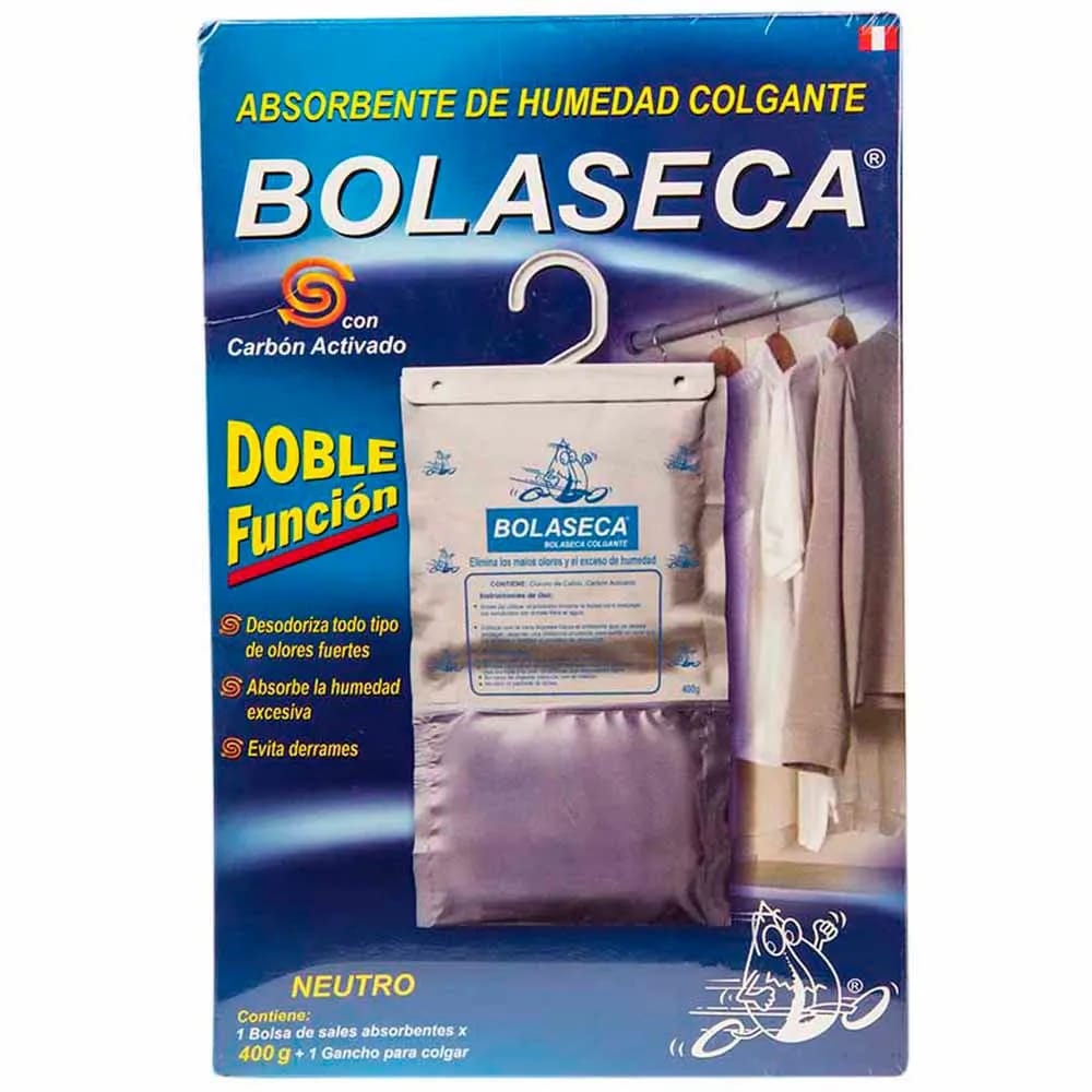 Deshumedecedor BOLASECA Colgante Caja 400Gr