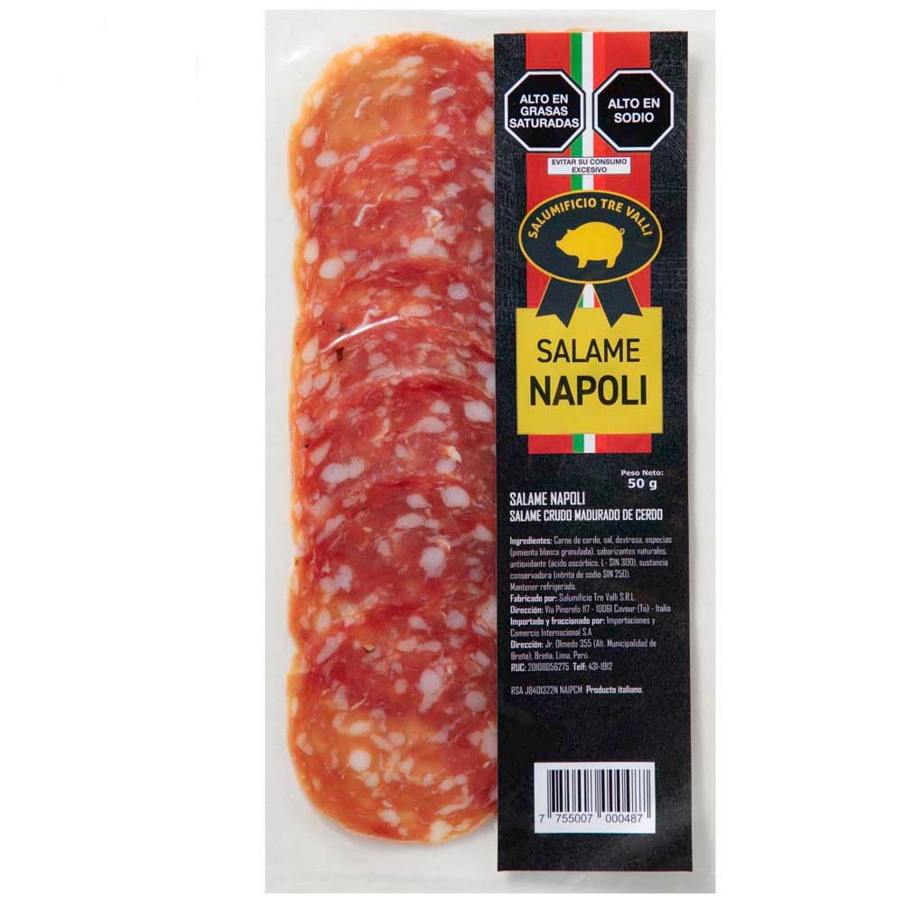 Salame Napoli SALUMIFICIO TRE VALLI Bolsa 50g