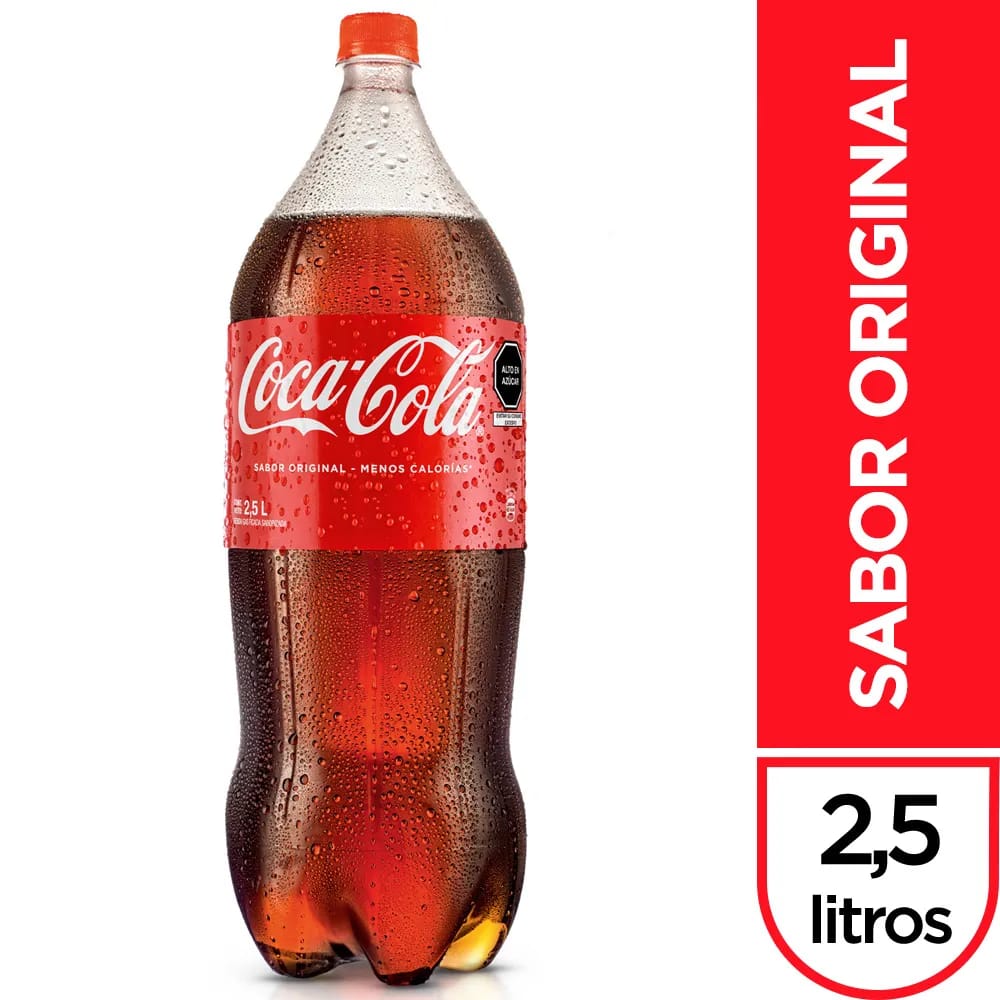 Gaseosa COCA COLA Sabor Original Botella 2.5L