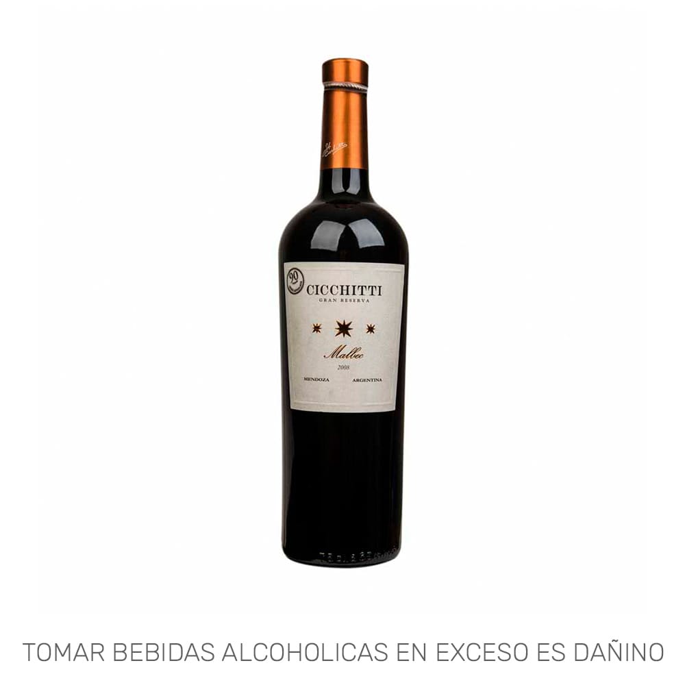 Vino Tinto CICCHITTI Reserva Malbec Botella 750ml