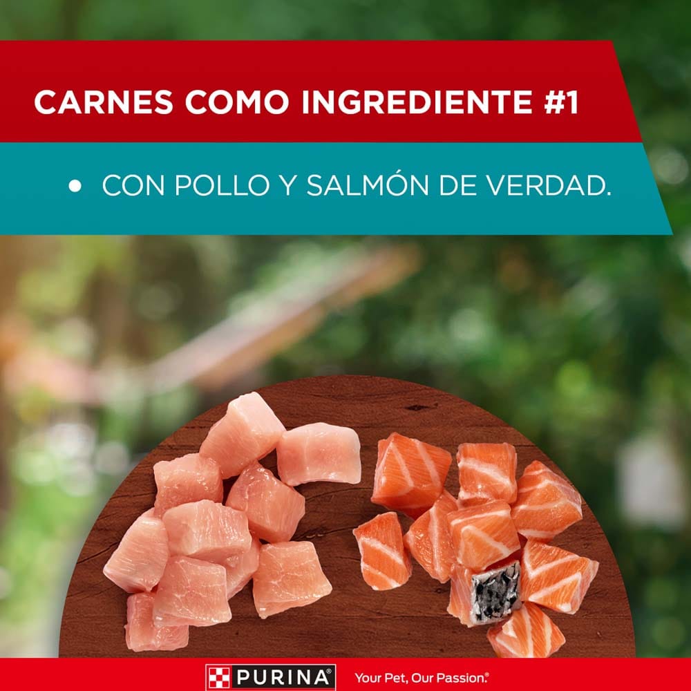 Alimento para Gato PURINA ONE Adulto Sabor Pollo y Salmón Bolsa 2Kg