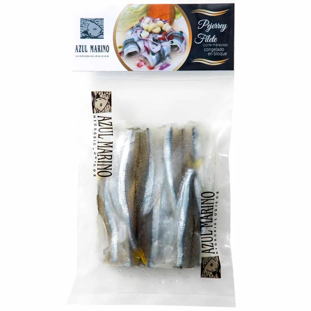 Filete de Pejerrey AZUL MARINO Corte Mariposa Bolsa 200g