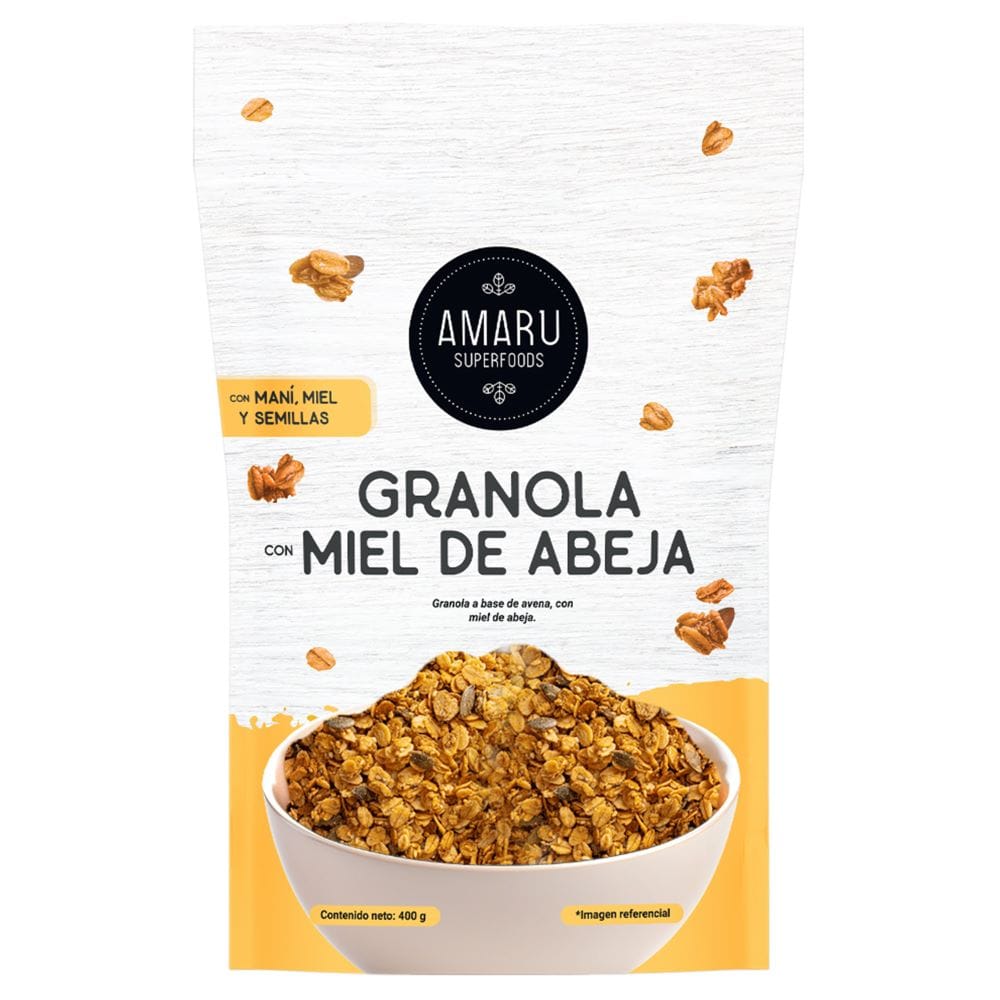 Granola Miel de Abeja AMARU Doypack 400g
