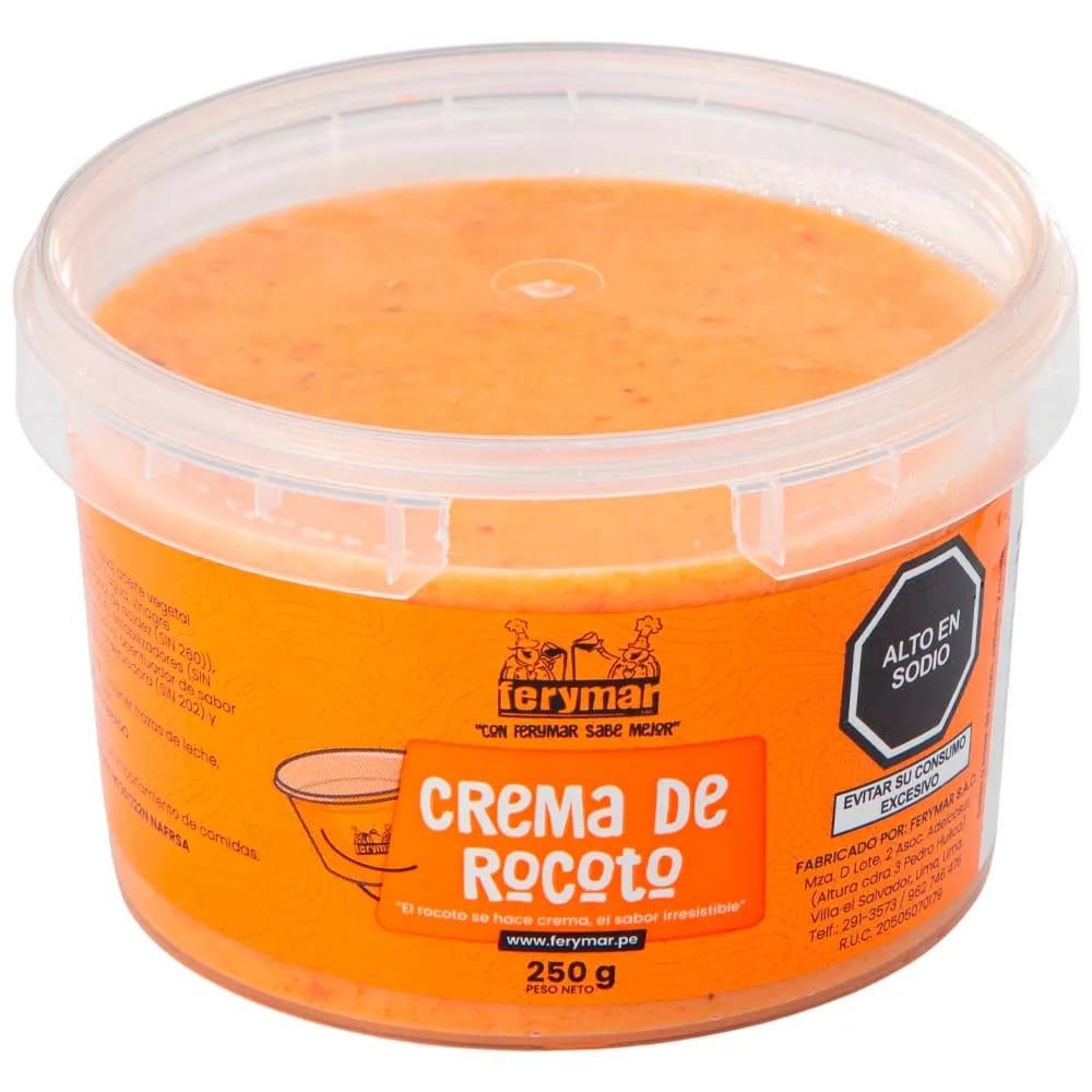 Crema de Rocoto FERYMAR Envase 250g