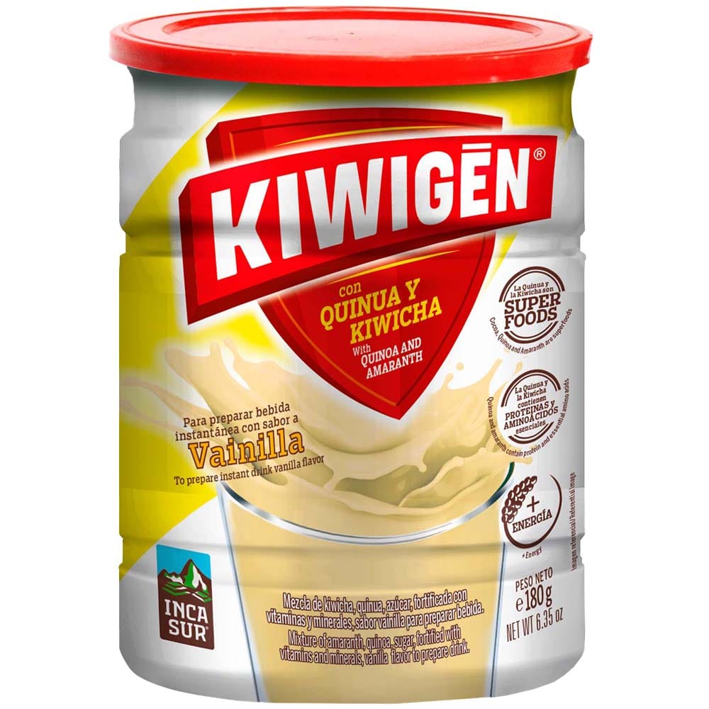 Fortificante Instantáneo KIWIGÉN Sabor a Vainilla Lata 180g