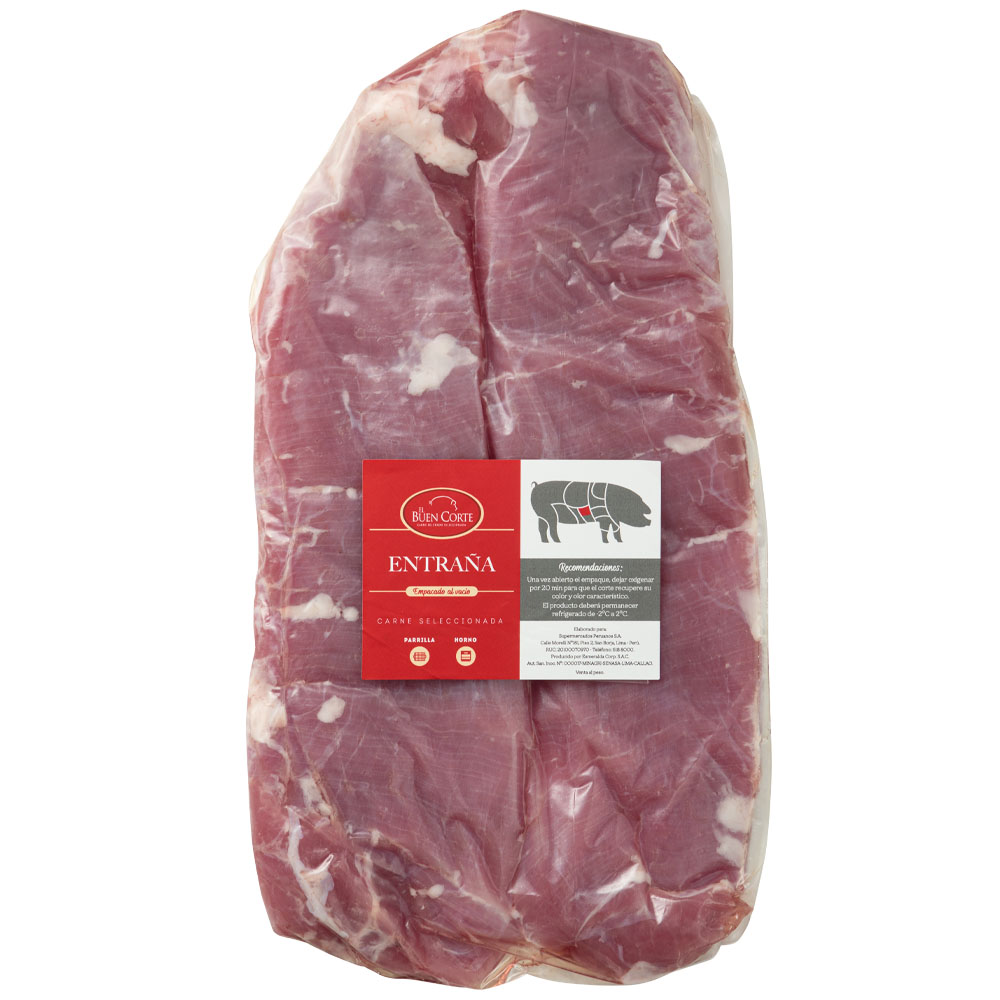 Entraña Fina de Cerdo EL BUEN CORTE x kg