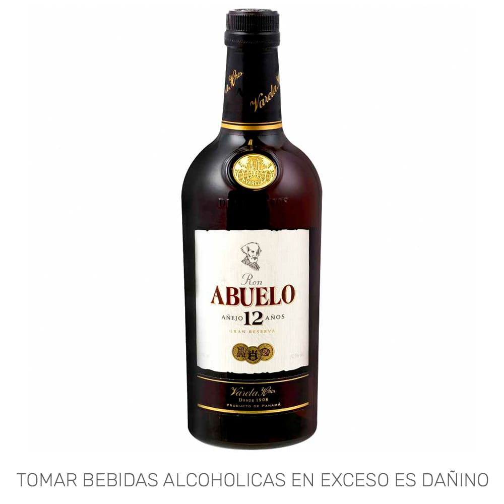 Ron ABUELO Gran Reserva 12 Años Botella 750ml