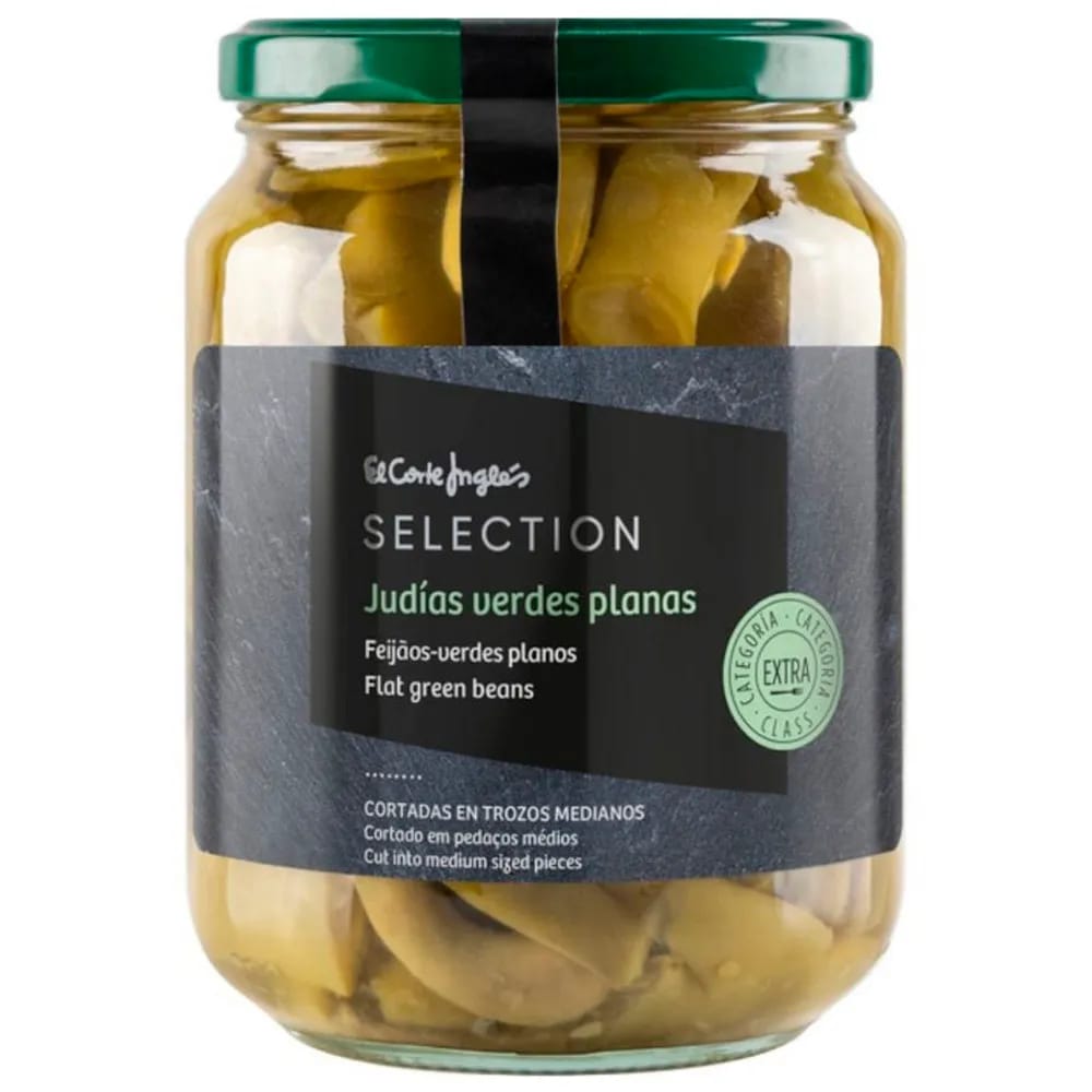 Judías Verdes Planas EL CORTE INGLÉS Frasco 660g
