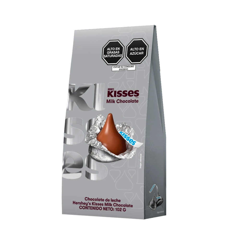 Chocolate HERSHEY'S Kisses Milk Chocolate Caja 102g