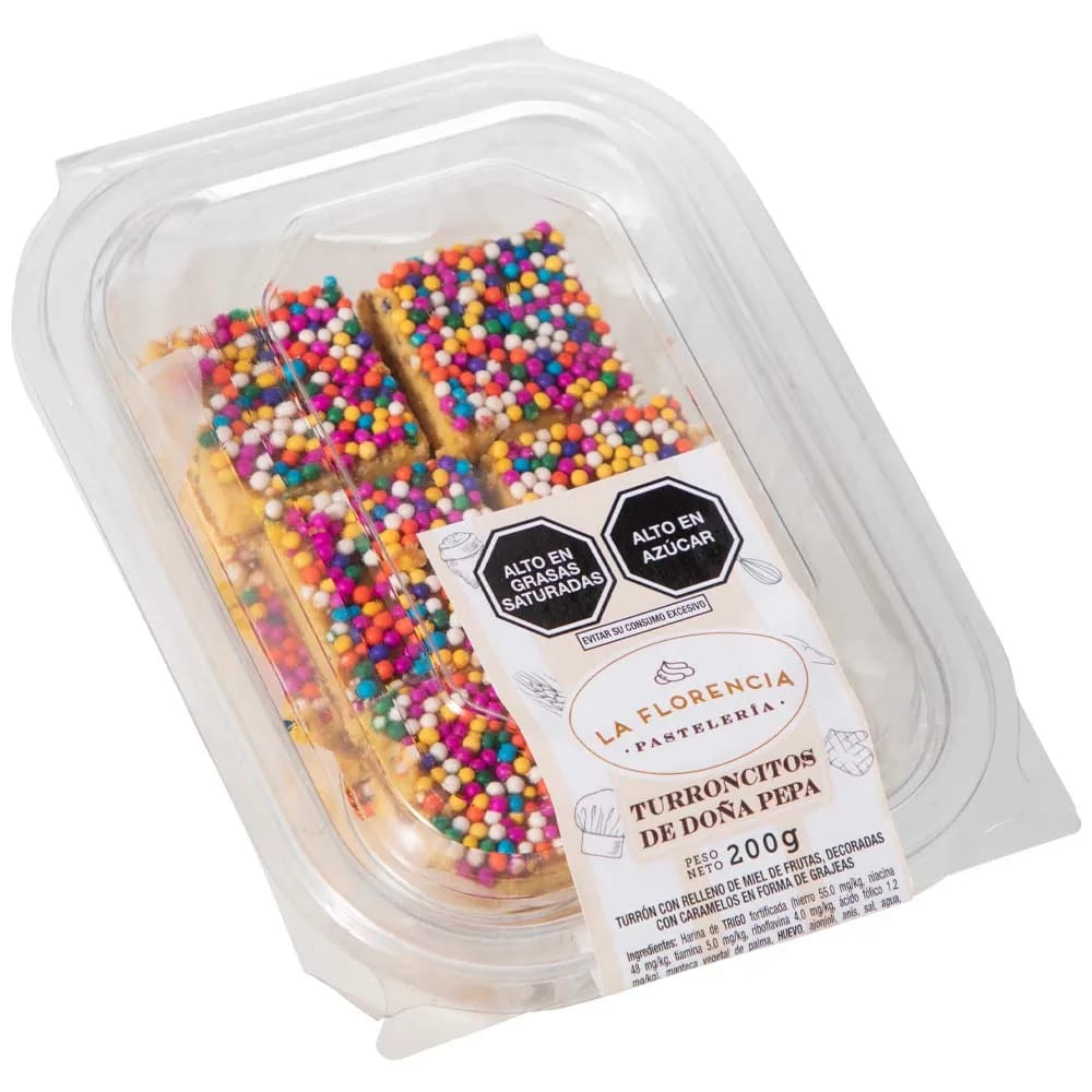 Turroncitos de DOÑA PEPA Bandeja 200g
