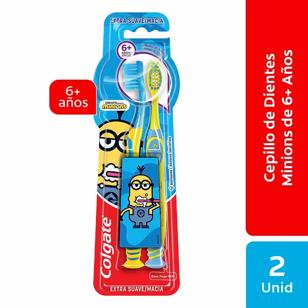 Cepillo de Dientes para Niños COLGATE Smiles Minions 2un