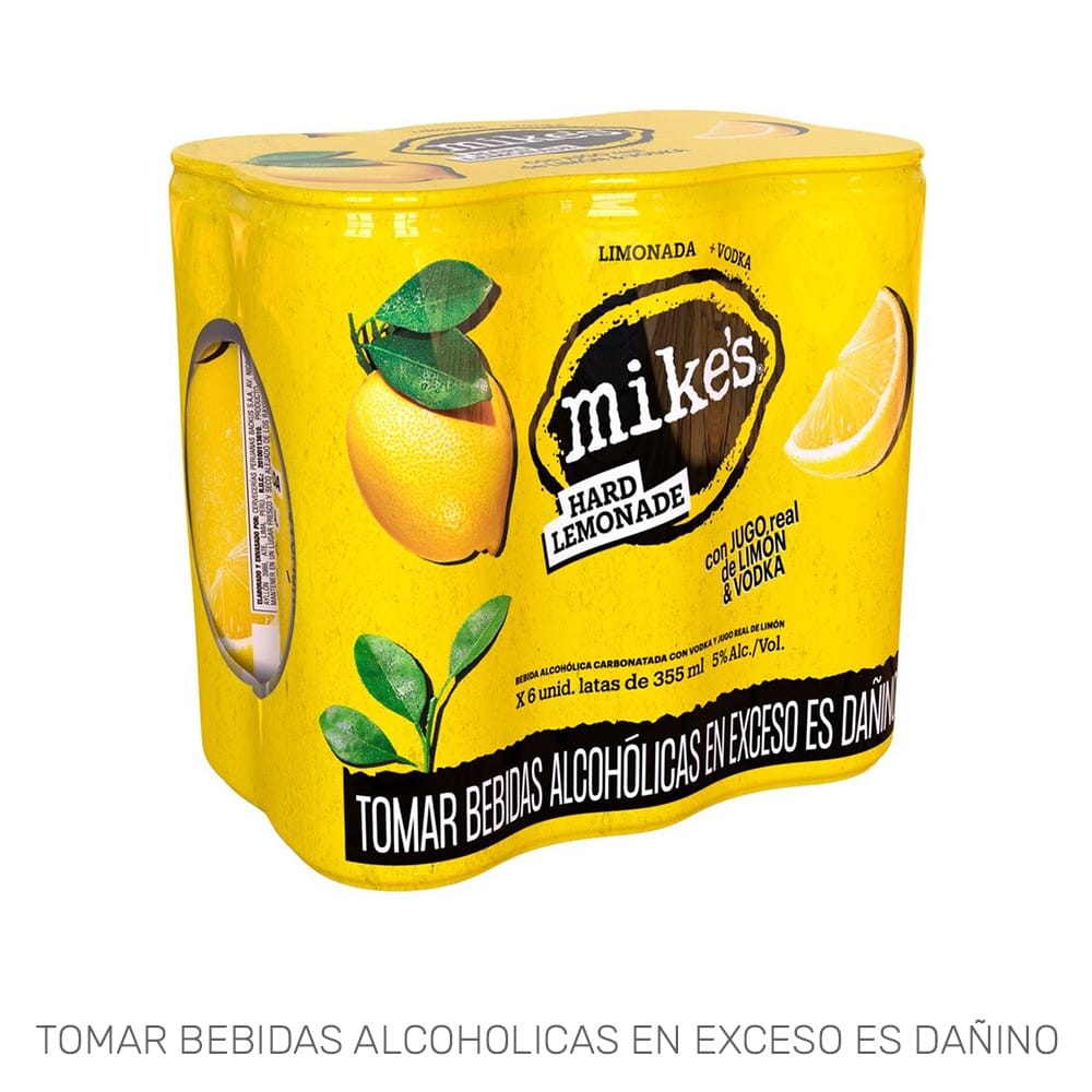 Ready To Drink (RTD) MIKE'S Hard Lemonade Lata 355ml Paquete 6un
