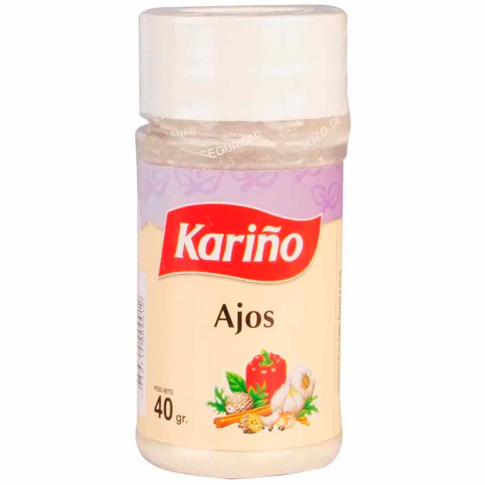 Ajo KARIÑO Molido Frasco 40Gr