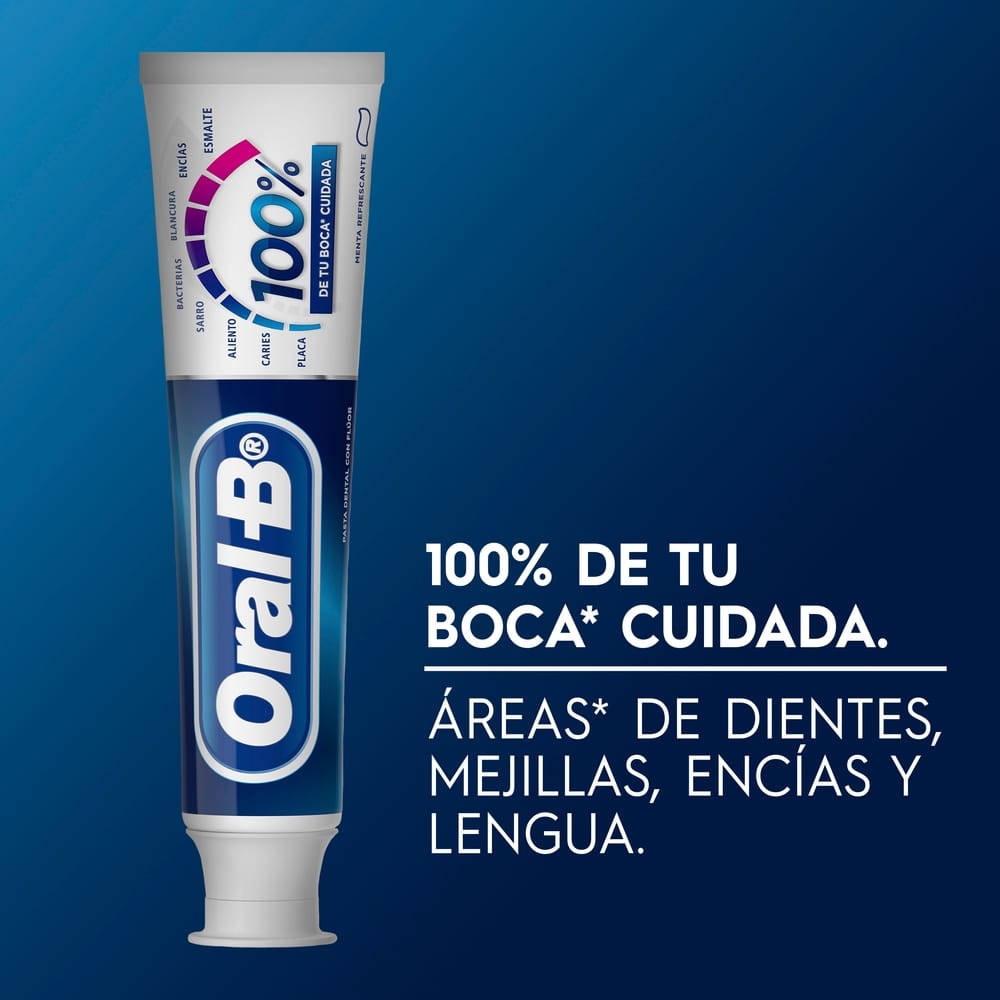 Pasta Dental ORAL-B 100% Tubo 95ml