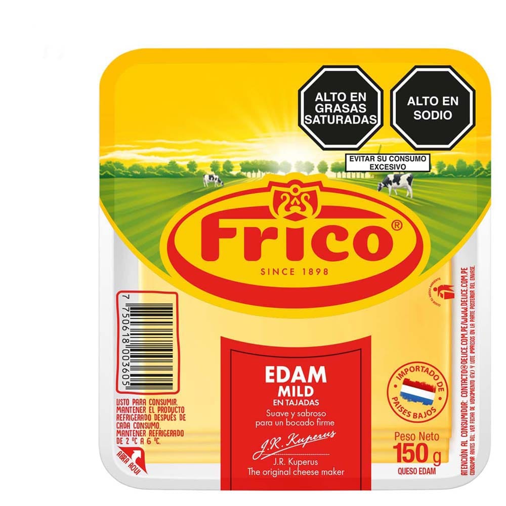 Queso Edam FRICO Paquete 150g