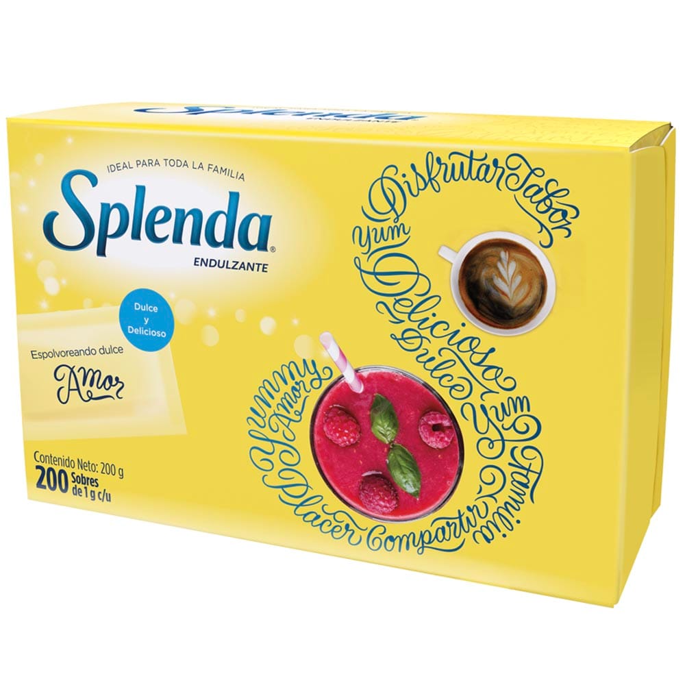 Endulzante SPLENDA en Polvo Caja 200 Sobres