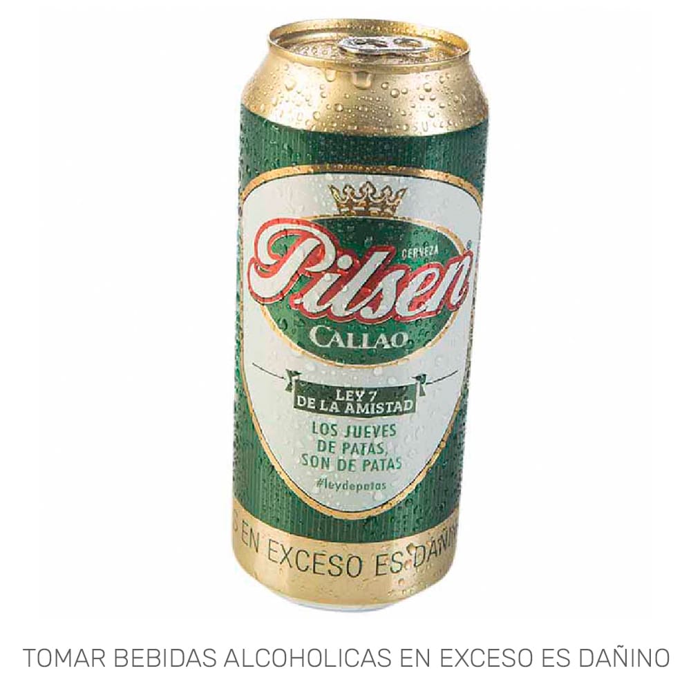 Cerveza PILSEN Lata 473ml