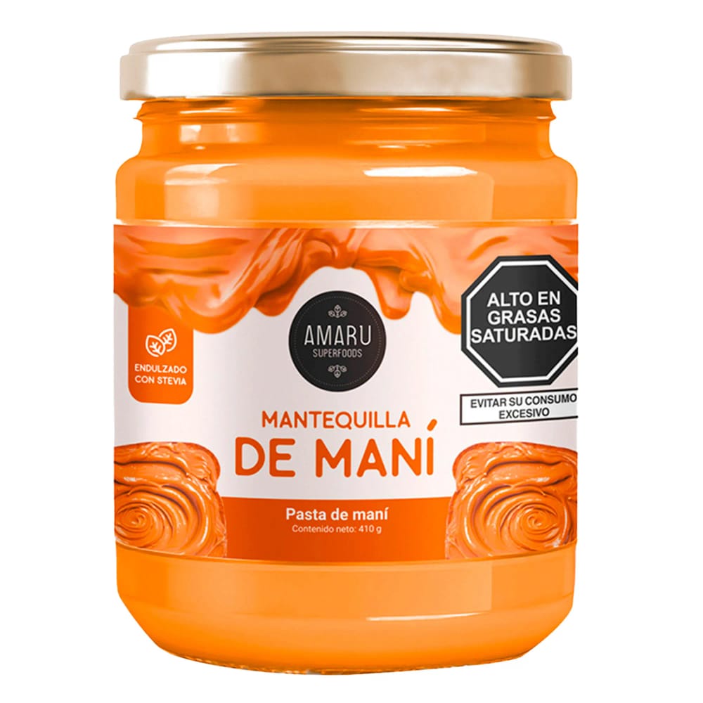 Mantequilla de Maní AMARU Frasco 410g