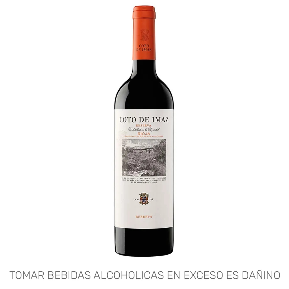 Vino Tinto COTO DE IMAZ Selección Viñedos Tempranillo Reserva Botella 750ml