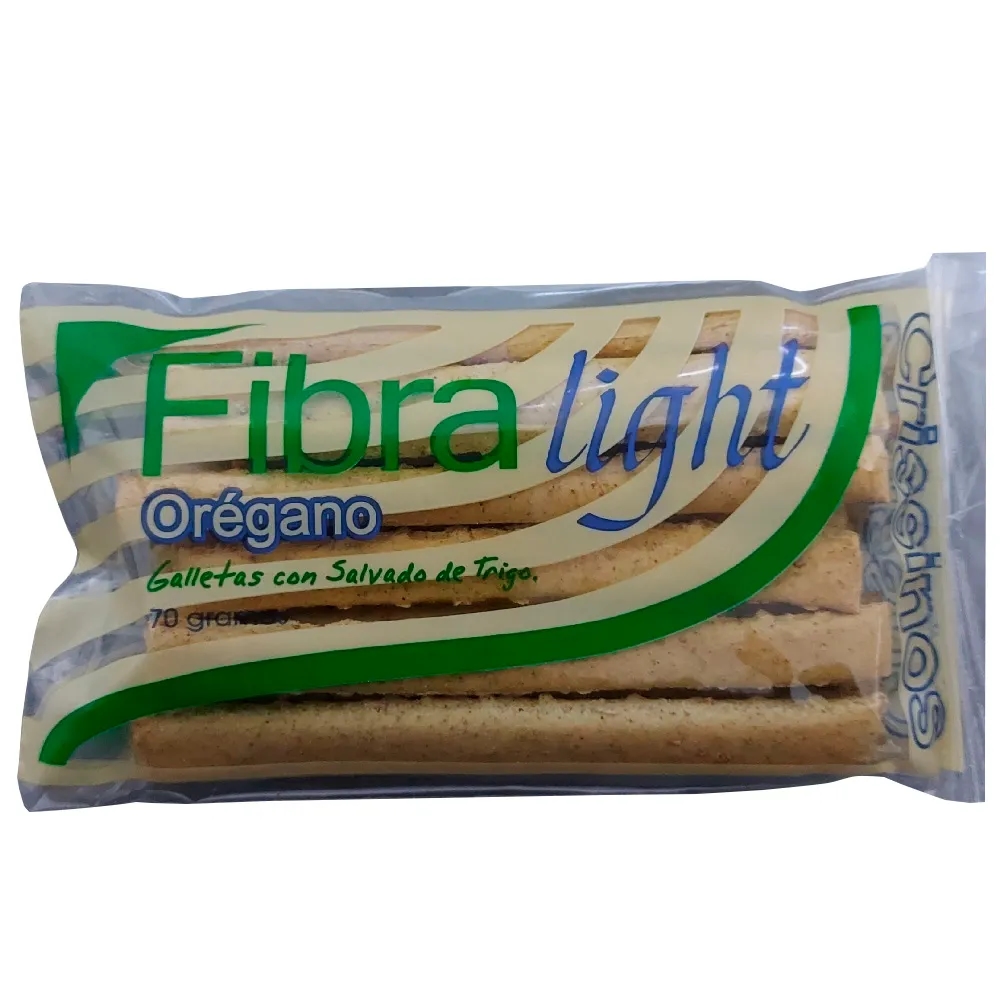 Crissinos FIBRA LIGHT con Orégano Paquete 70g