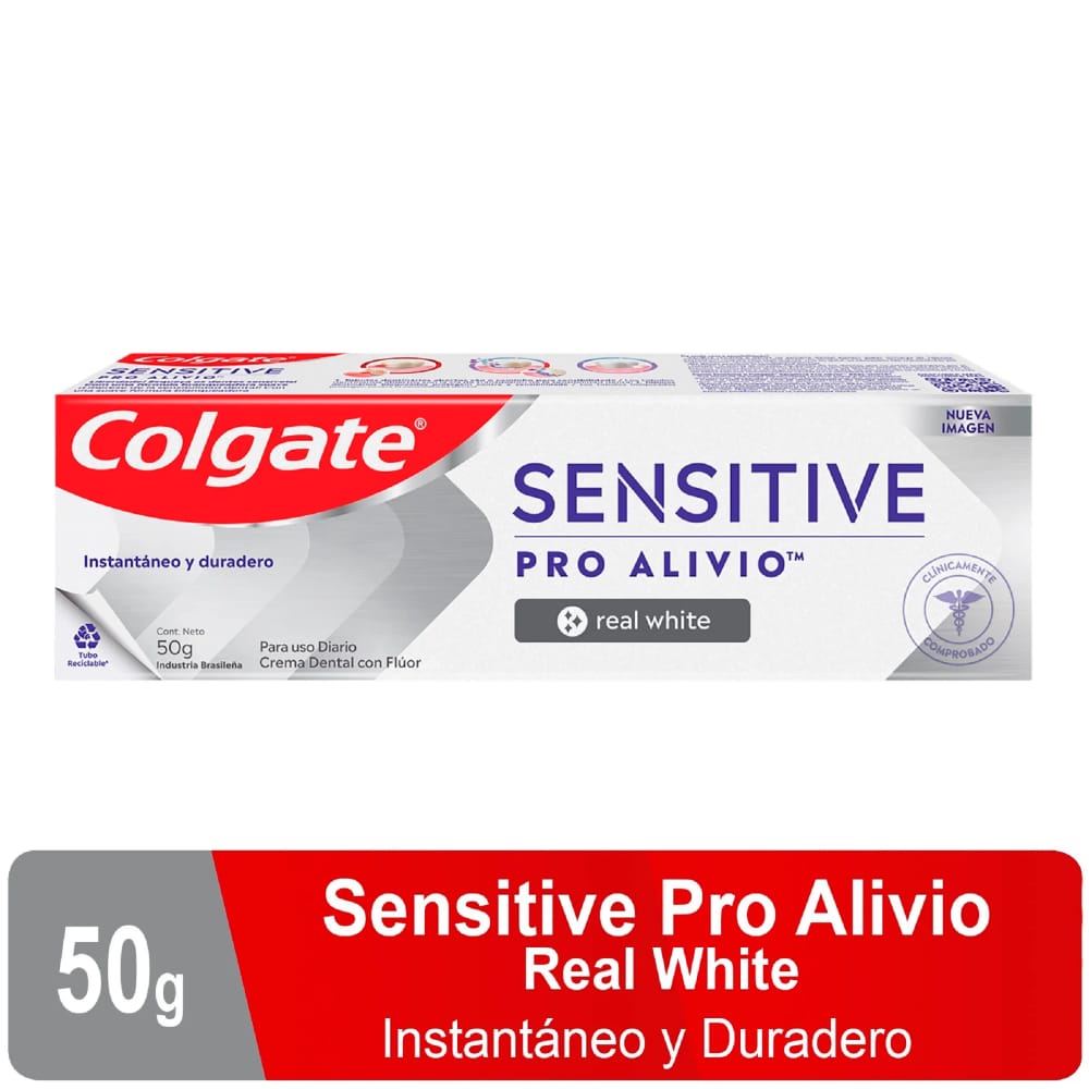 Pasta Dental COLGATE Sensitive Pro Alivio Real White 50g
