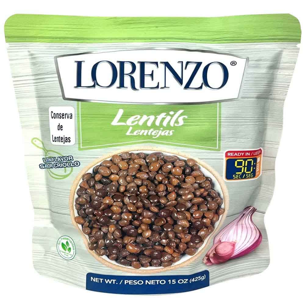 Lentejas Listas para Servir LORENZO Doypack 425g