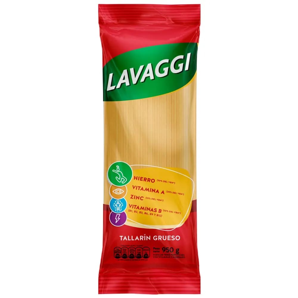 Fideo Tallarín LAVAGGI Bolsa 950g
