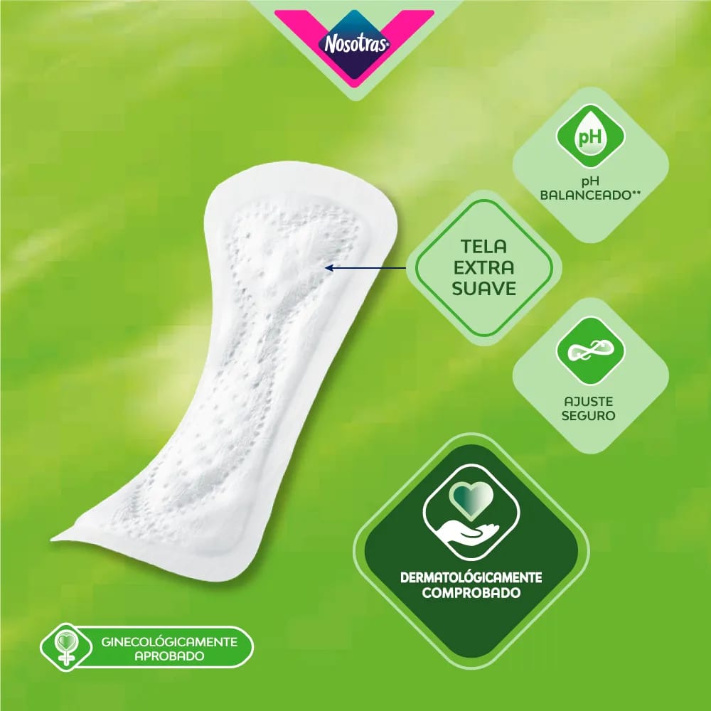 Protectores Diarios NOSOTRAS Normal Paquete 30un