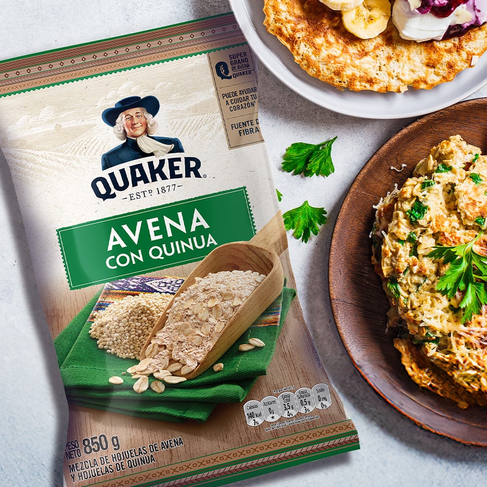 Avena QUAKER Con Quinua Bolsa 850g