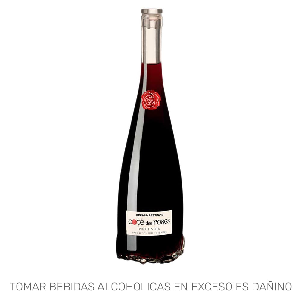 Vino Tinto COTE DES ROSES Pinot Noir Botella 750ml