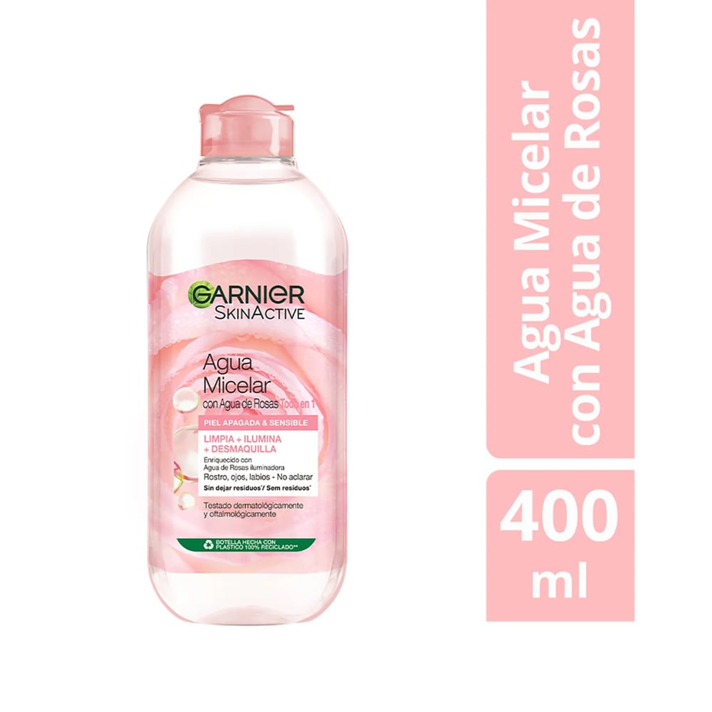 Agua Micelar GARNIER Rosas Frasco 400ml