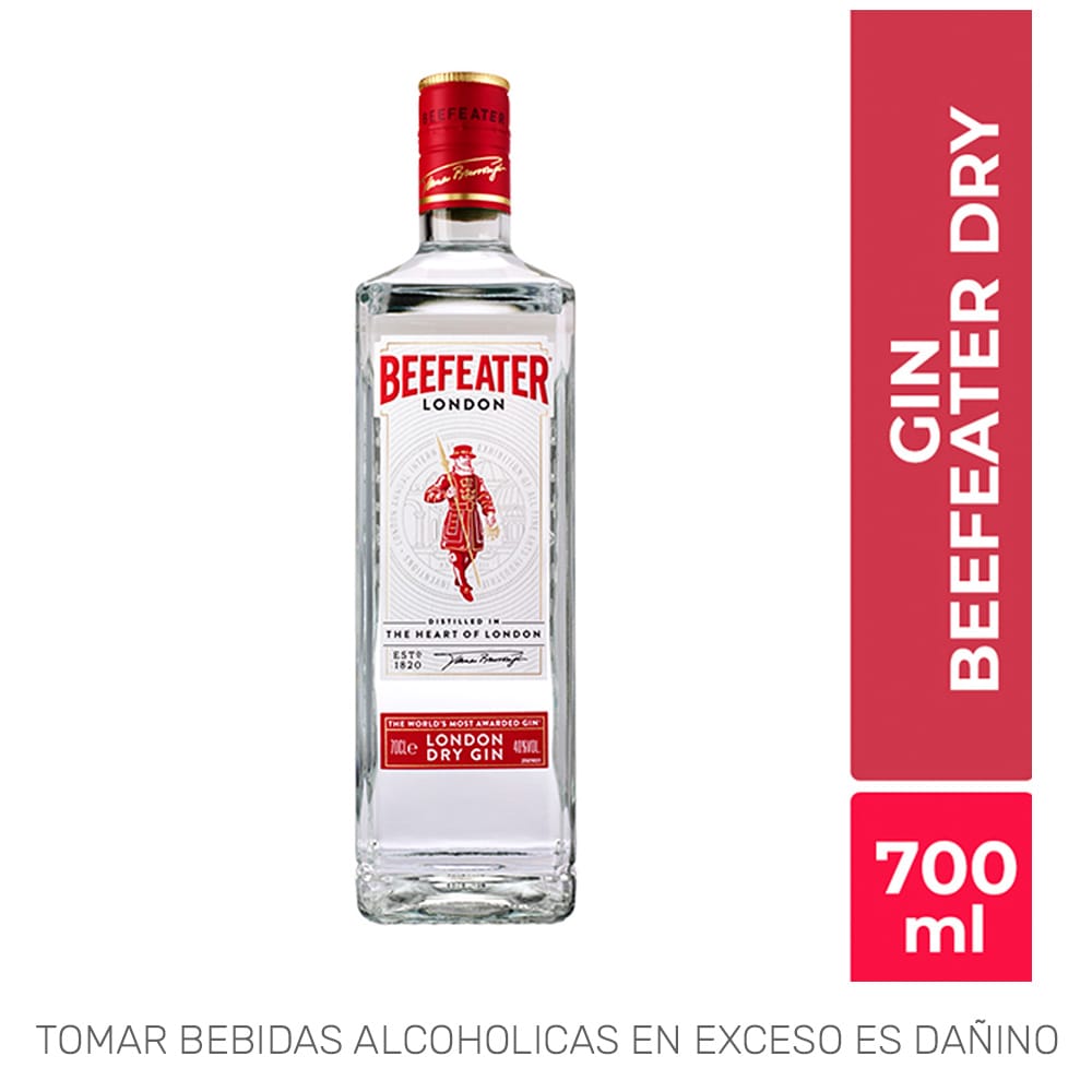 Gin BEEFEATER London Dry Botella 700ml