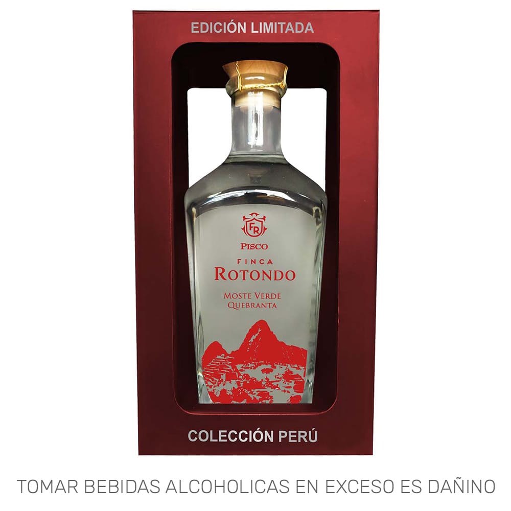 Pisco FINCA ROTONDO Mosto Verde Quebranta Botella 750ml