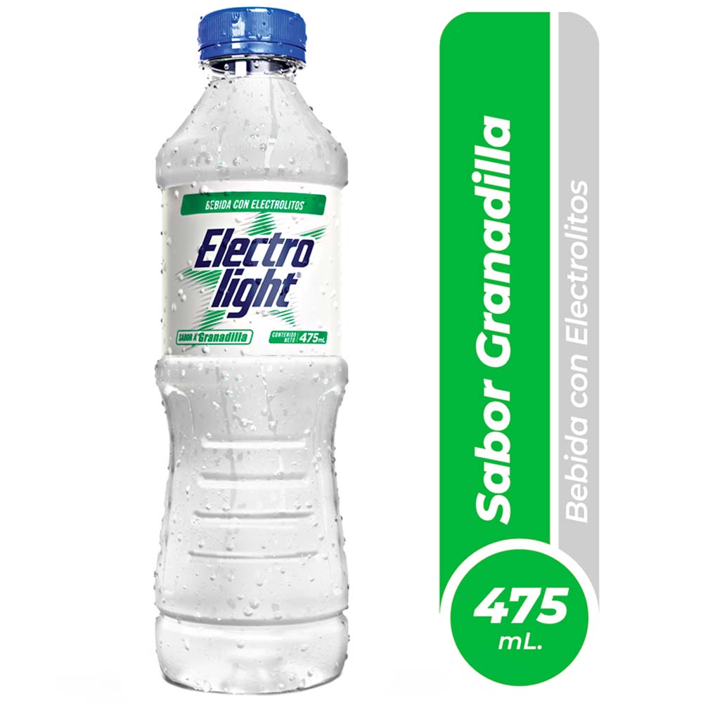 Bebida rehidratante ELECTROLIGHT Granadilla Botella 475Ml