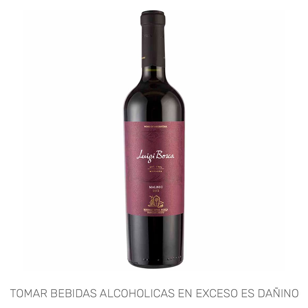 Vino Tinto LUIGI BOSCA Malbec Botella 750ml
