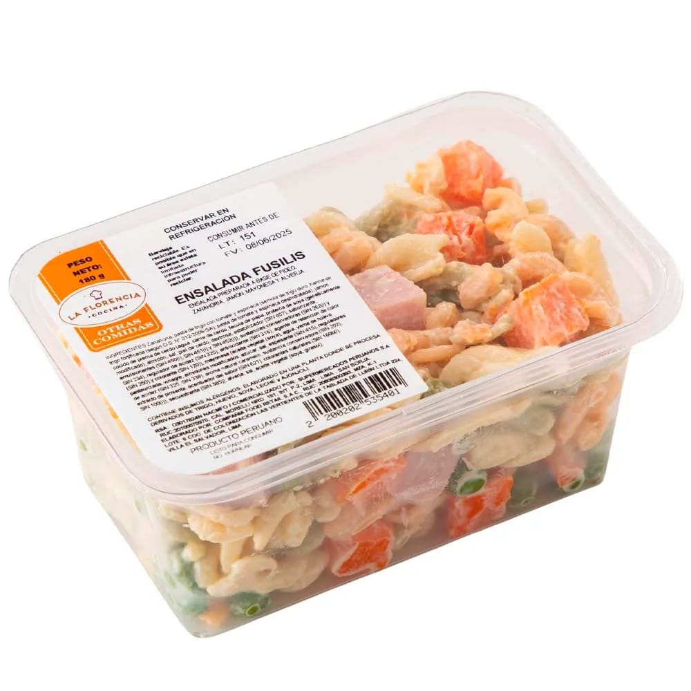 Ensalada Fusilli Bandeja 170g