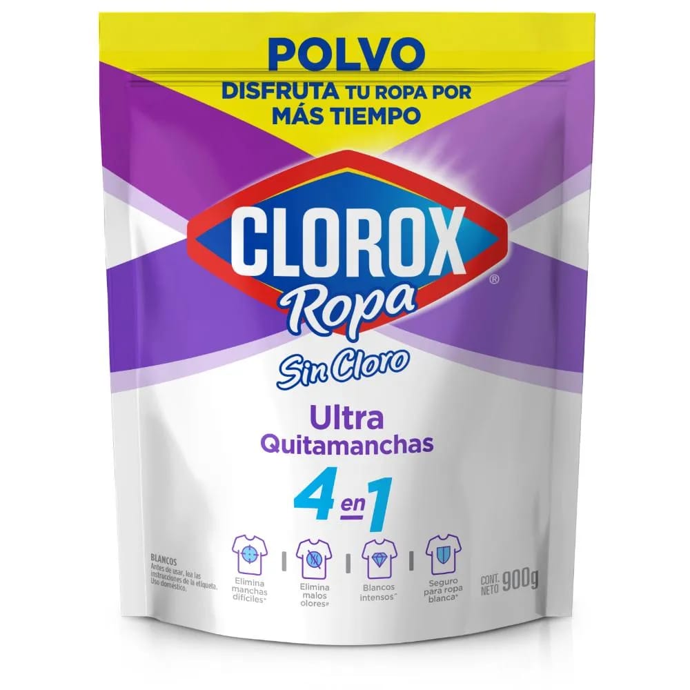 Ultra Quitamanchas Clorox Blancos Bolsa 900g