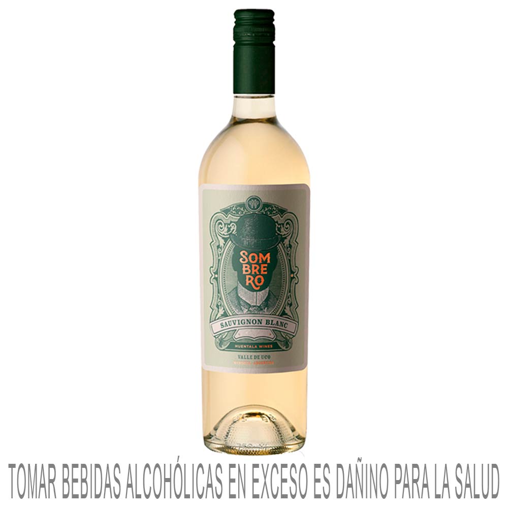 Vino Tinto SOMBRERO Sauvignon Blanc Botella 750ml