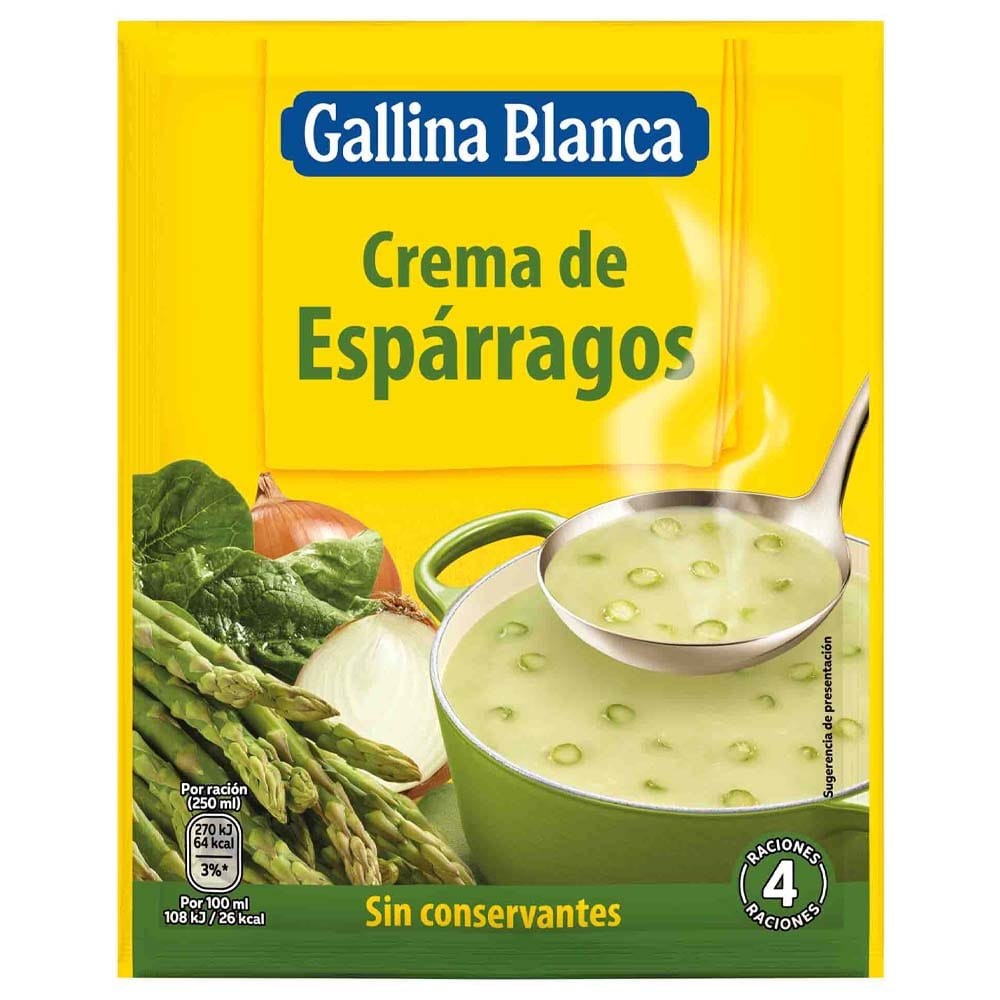 Crema de Esparragos GALLINA BLANCA Bolsa 70g
