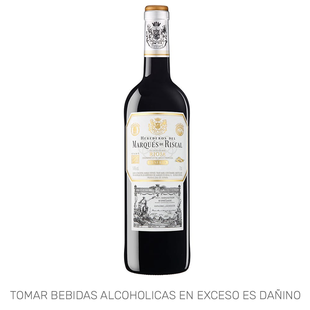 Vino Tinto MARQUÉS DE RISCAL Reserva Botella 750ml
